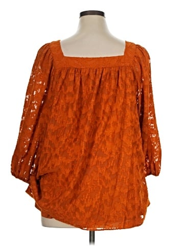LC Lauren Conrad 3/4 Sleeve Blouse (view 2)