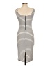Popular Basics Stripes Ivory Casual Dress Size L - photo 2