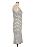 Popular Basics Stripes Ivory Casual Dress Size L - photo 4