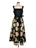 Tahari by ASL 100% Polyester Floral Black Cocktail Dress Size 12 - photo 1