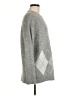 Elle Argyle Gray Pullover Sweater Size M - photo 4