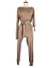 Majorelle Solid Brown Jumpsuit Size M - photo 1