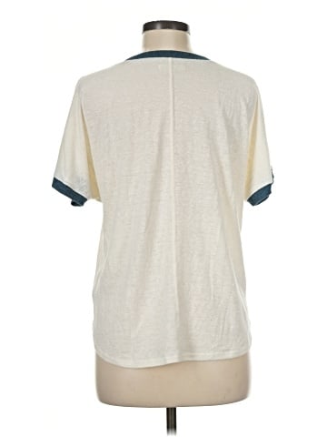 Madewell Hemp Relaxed Drapey Ringer Tee (view 2)