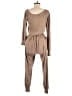 Majorelle Solid Brown Jumpsuit Size M - photo 2