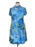 MSK Paisley Blue Casual Dress Size XL - photo 1
