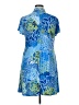 MSK Paisley Blue Casual Dress Size XL - photo 2