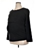 Smallshow Black 3/4 Sleeve T-Shirt Size XL Maternity - photo 1