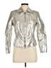 Apriori 100% Acetate Metallic Silver Jacket Size 6 - photo 1