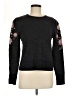 Club Monaco 100% Wool Floral Gray Wool Pullover Sweater Size M - photo 1