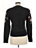Club Monaco 100% Wool Floral Gray Wool Pullover Sweater Size M - photo 2