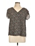 Lily White 100% Polyester Brown Short Sleeve T-Shirt Size L - photo 1