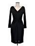 St. John Solid Black Cocktail Dress Size 6 - photo 1