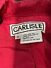 Carlisle 100% Silk Red Silk Blazer Size 0 - photo 6