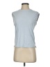 FRAME 100% Cotton Blue Sleeveless T-Shirt Size S (petite) - photo 1