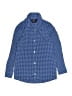 Vineyard Vines Performance Checkered-gingham Blue Long Sleeve Button-Down Shirt Size 8 - 10 - photo 1