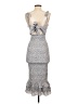 Mable 100% Polyester Gray Cocktail Dress Size S - photo 2