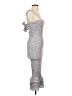 Mable 100% Polyester Gray Cocktail Dress Size S - photo 4