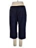 Basic Editions 100% Cotton Blue Casual Pants Size XL - photo 2