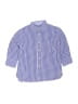 Crewcuts 100% Cotton Checkered-gingham Blue Short Sleeve Button-Down Shirt Size XS (kids) - photo 1