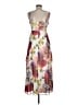 Siena 100% Polyester Floral Pink Cocktail Dress Size 6 - photo 2