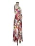Siena 100% Polyester Floral Pink Cocktail Dress Size 6 - photo 4