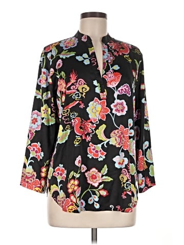 Natori 3/4 Sleeve Blouse (view 1)