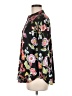 Natori Floral Black 3/4 Sleeve Blouse Size M - photo 5