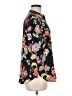 Natori Floral Black 3/4 Sleeve Blouse Size M - photo 4