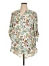 Cato 100% Polyester Ivory 3/4 Sleeve T-Shirt Size 14W-16W - photo 1