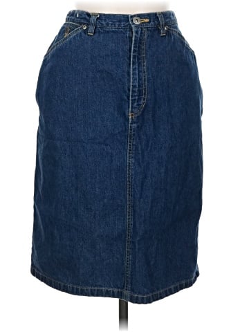Lizwear by Liz Claiborne Denim Skirt (view 1)