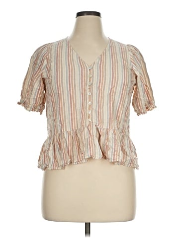 Rylee + Cru Short Sleeve Blouse (view 1)