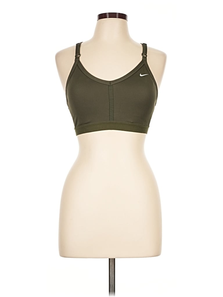 Pre-owned Nike Sports Bra In Green