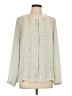 Kohl's Ivory Long Sleeve Blouse Size L - photo 1