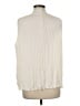 Vince. 100% Polyester Ivory Sleeveless Blouse Size M - photo 2