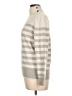 Massimo Dutti Stripes Silver Turtleneck Sweater Size L - photo 5