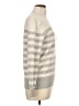 Massimo Dutti Stripes Silver Turtleneck Sweater Size L - photo 4