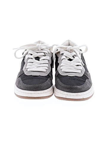 Madewell Court Sneakers in Dark Colorblock Nubuck and Suede (view 2)