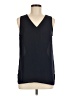 Violet & Claire 100% Polyester Black Sleeveless Blouse Size M - photo 1