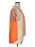 Bar III 100% Rayon Orange Short Sleeve Top Size XL - photo 4