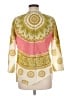 Robert Graham Ivory Yellow 3/4 Sleeve Blouse Size M - photo 2
