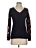 American Eagle Outfitters Hearts Black Pullover Sweater Size XXS - photo 1