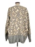 Pol Animal Print Silver Pullover Sweater Size L - photo 2