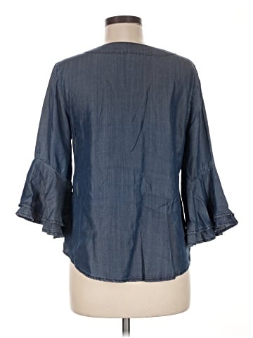 White House Black Market 3/4 Sleeve Blouse (view 2)
