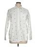 Lands' End 100% Cotton Polka Dots White Long Sleeve Button-Down Shirt Size XL - photo 1