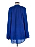 Gilli 100% Polyester Blue Long Sleeve Blouse Size M - photo 2