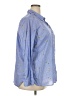 Old Navy 100% Cotton Stars Blue Long Sleeve Button-Down Shirt Size XXL - photo 4
