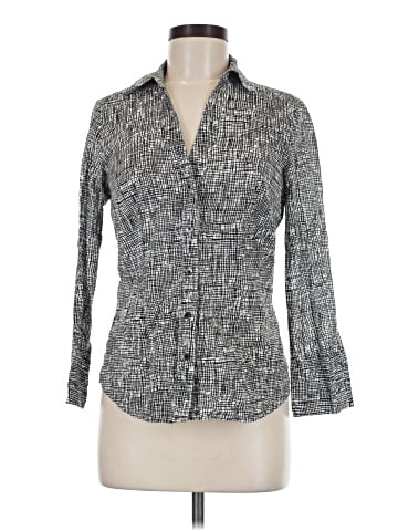 Ann Taylor 3/4 Sleeve Button-Down Shirt (view 1)