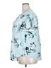 Torrid 100% Polyester Floral Teal Short Sleeve Blouse Size 2X Plus (2) - photo 5