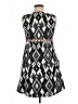 uncle frank Graphic Black Casual Dress Size M - photo 2