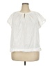 Free Assembly 100% Cotton White Short Sleeve Blouse Size XXL - photo 1